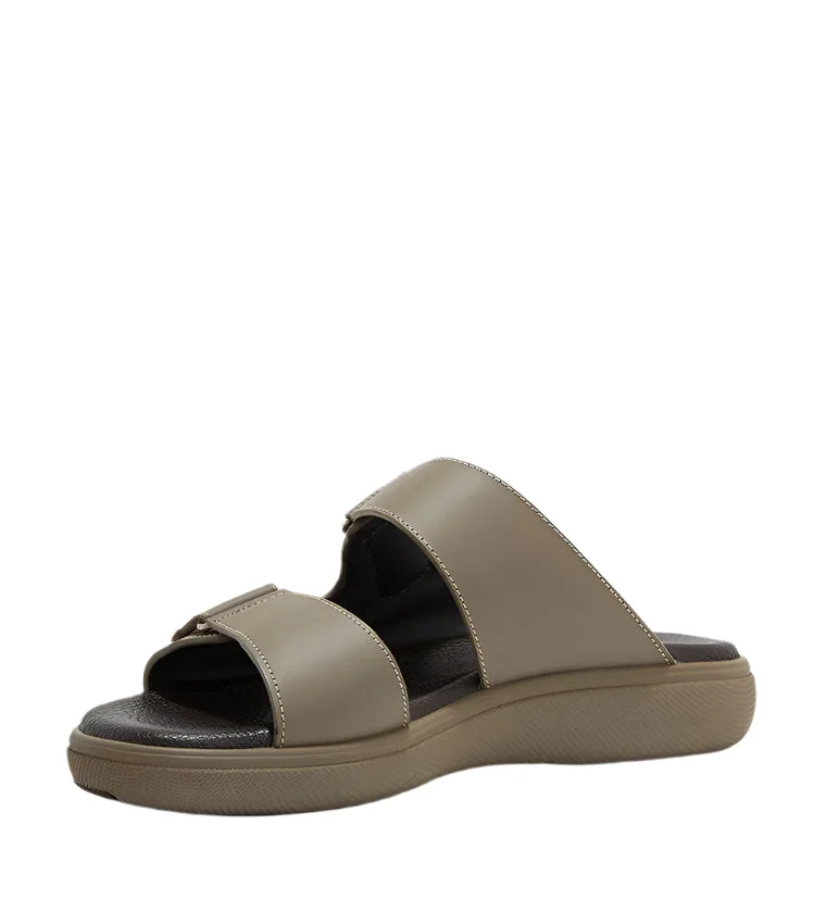 STEVE MADDEN Steve madden beige/black men's sandals